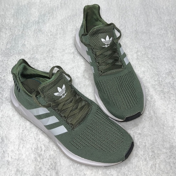 adidas | Shoes | Army Green Adidas Sneakers | Poshmark